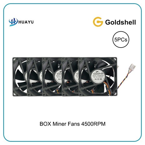 5pcs 4500rpm mining cooling - 5pcs,